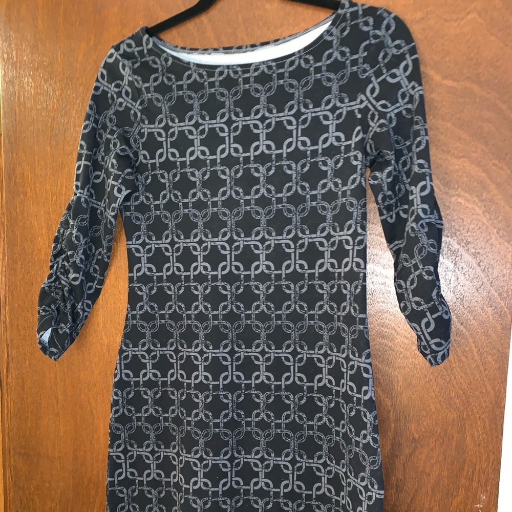 Soybu black printed dress